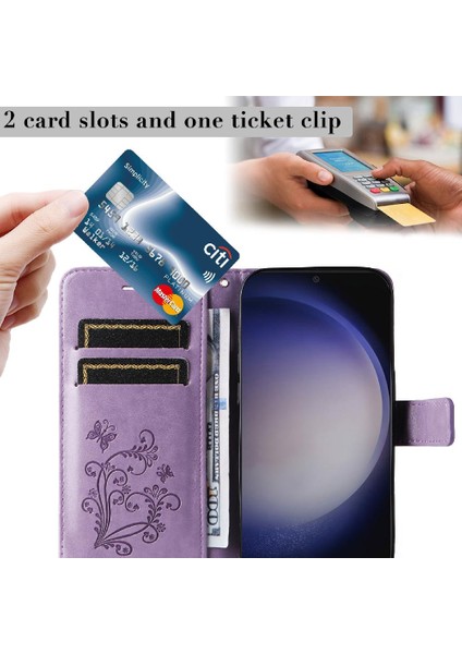 Samsung Galaxy S24 Artı Darbeye Kapak Flip Kickstand Pu ile (Yurt Dışından) modelleri