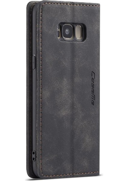 Samsung Galaxy S8 Için Flip Case Manyetik Kapatma Darbeye Vintage Pu (Yurt Dışından) modelleri