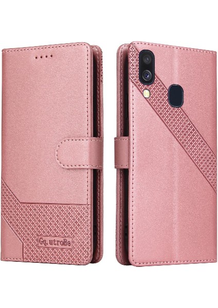 Samsung Galaxy A40 Kickstand Üç Kart Yuvaları Darbeye 4 Için Flip Case (Yurt Dışından)