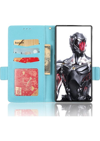 Zte Nubia Kırmızı Sihirli 8 Pro Artı Pu Deri Yan Toka Cüzdan Kartı (Yurt Dışından) modelleri