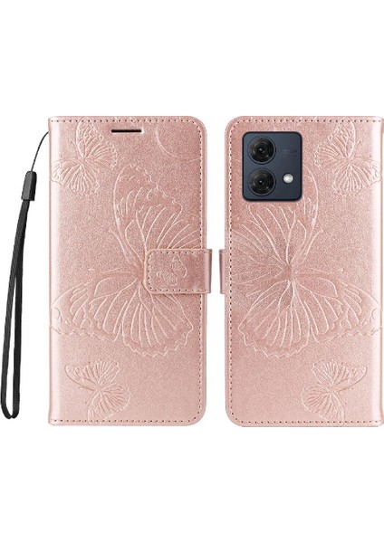 Motorola Moto G84 5g Flip Kickstand Manyetik Kapak Darbeye Pu (Yurt Dışından)