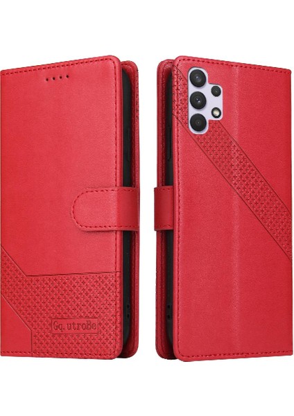 Samsung Galaxy A32 4g 4 Köşe Koruma Üç Kart Yuvaları Için Flip Case (Yurt Dışından)