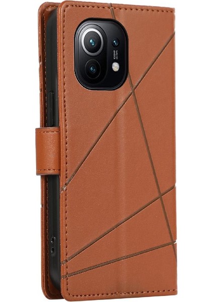 BDT Boutique Xiaomi 11 Için Flip Case Kickstand Şok Emici Üç Kart Yuvaları (Yurt Dışından)