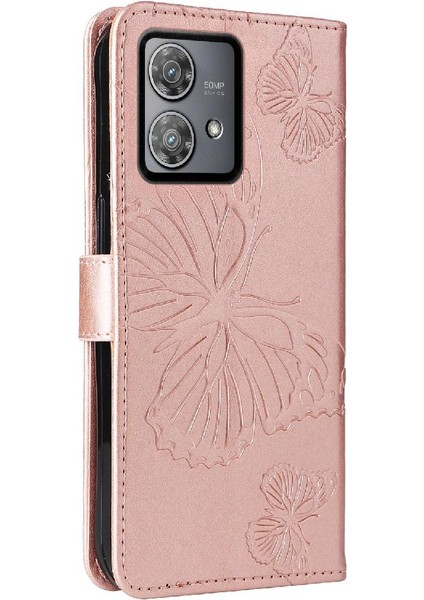 Motorola Moto Kenar 40 Neo 5g Flip Kickstand Manyetik Kapak ile Kılıf (Yurt Dışından) indirimleri