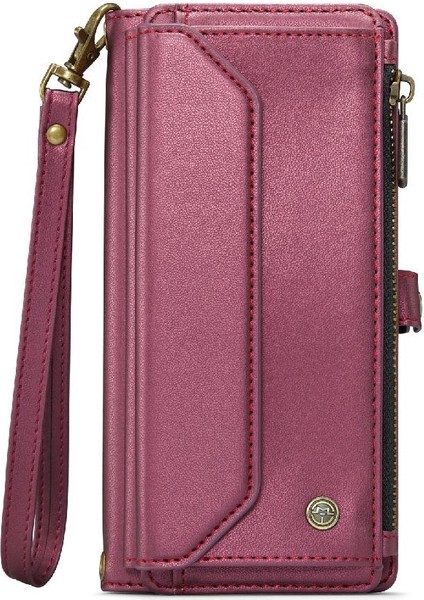 Samsung Galaxy Z Için Crossbody Durumda Kat 3 5g Kılıf Cüzdan Fermuar Faturaları Için (Yurt Dışından)