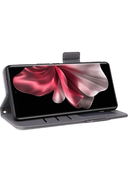 Vivo V30E 5g Manyetik Yan Toka Kart Yuvaları Tutucu Cüzdan Pu (Yurt Dışından) modelleri