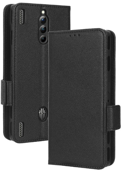 Zte Nubia Kırmızı Sihirli 8 Pro Için Kılıf Yan Toka Cüzdan Manyetik Pu Deri (Yurt Dışından)