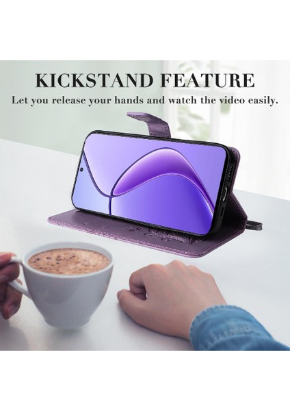 Realme 12 5g Manyetik Kapak Pu Deri Flip Kickstand Darbeye (Yurt Dışından) modelleri