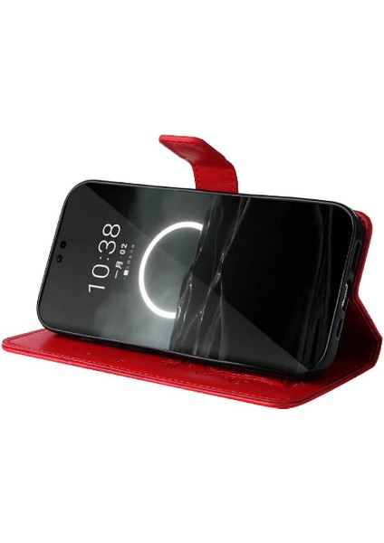 Huawei Huawei Pu Deri Flip Kickstand Darbeye Kapak Için Kılıf ile Kart (Yurt Dışından)