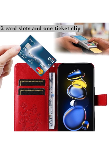 Xiaomi Redmi Için Not 11 Pro Artı 5g Kart Yuvası Standı ile Flip Pu (Yurt Dışından) fırsatları