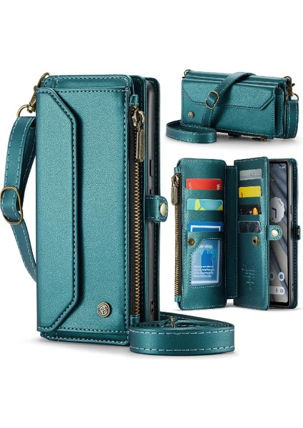 Google Piksel 7A Kart Tutucu Rfid Engelleme Durumda Cüzdan Için Crossbody Durumda (Yurt Dışından) fırsatları