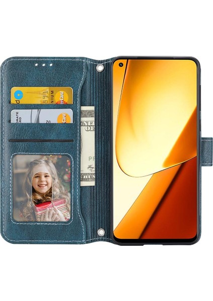 Huawei Mate 60 Pro Için Flip Case Kayış Pu Deri Kickstand Manyetik Kart (Yurt Dışından)