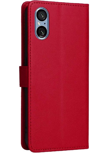 Kart Yuvası Klasik ile Sony Xperia 10VI Yüksek Kaliteli Deri Için Flip Case (Yurt Dışından) indirimleri