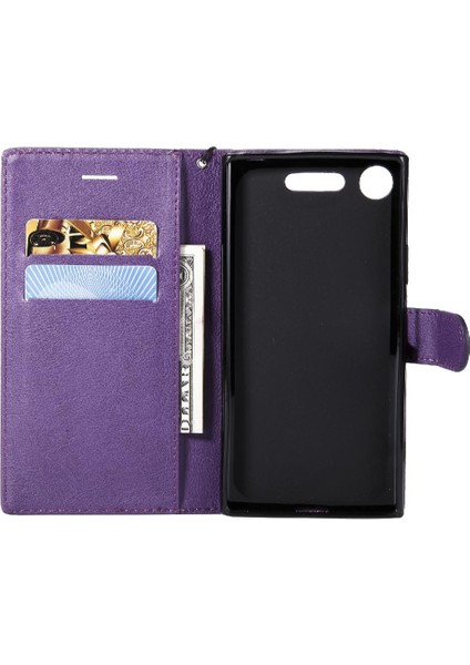 Sony Xperia Xperia Için Flip Case Yüksek Kaliteli Deri Iş Cüzdan Telefon (Yurt Dışından)
