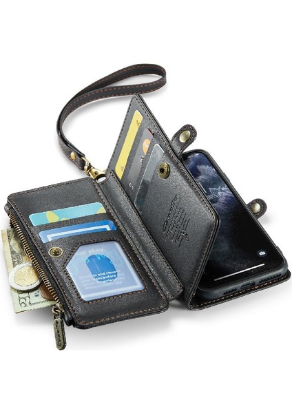 Iphone 11 Pro Için Crossbody Durumda Rfid Engelleme Kart Tutucu Kılıf Cüzdan Için (Yurt Dışından) fırsatları
