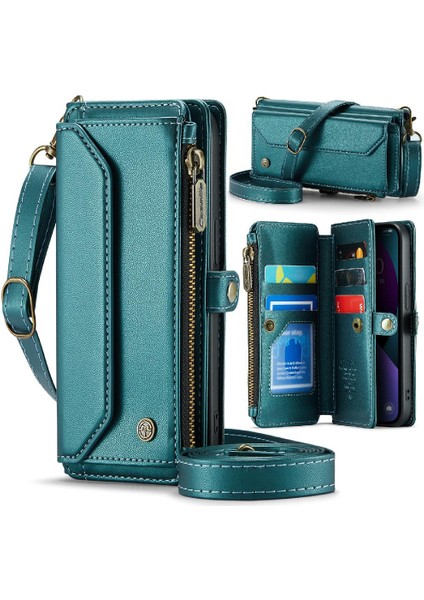 Kadınlar Için Crossbody Durumda iphone 14 Artı Cüzdan Durumda Cüzdan Fermuar (Yurt Dışından) indirimleri