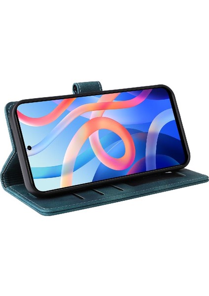 Xiaomi Redmi Not 11 Için Flip Case 5g Kapak Çevirin Darbeye Cüzdan Basit (Yurt Dışından)