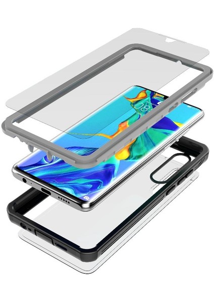 Huawei P30 360 Her Şey Dahil Tamamen Şeffaf Damla ve Çarpışma Pet Için Kılıf (Yurt Dışından)