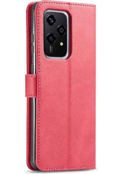 Onur Için Kılıf 200 Lite 5g Buzağı Doku Yatay Çevir Deri Kılıf Kartı (Yurt Dışından)