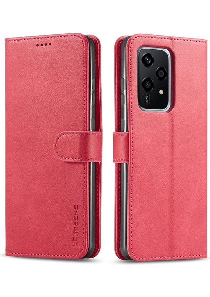 Onur Için Kılıf 200 Lite 5g Buzağı Doku Yatay Çevir Deri Kılıf Kartı (Yurt Dışından)