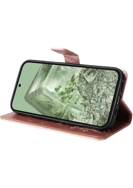 Kart Yuvası Standı Manyetik Kapak ile Google Piksel 8A Pu Deri Için Kılıf (Yurt Dışından) modelleri