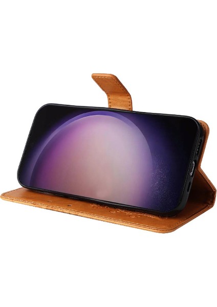 Kart Yuvası Standı ile Samsung Galaxy S24 Ultra Için Kılıf Darbeye Kapak Pu (Yurt Dışından) modelleri