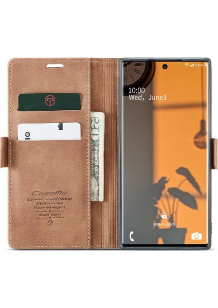 Samsung Galaxy NOTE20 Ultra Kılıf Için Flip Case Kart Yuvası Kickstand Vintage (Yurt Dışından) indirimleri