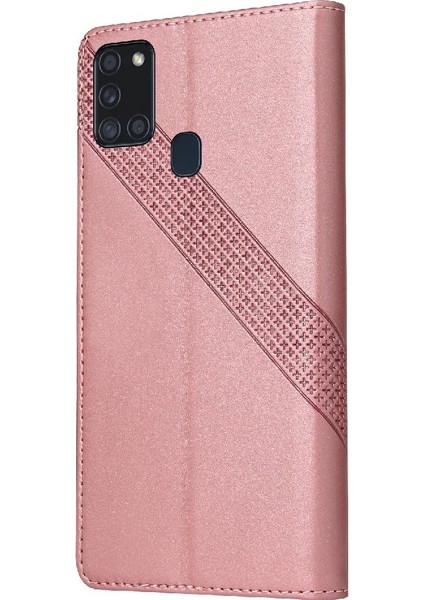 Samsung Galaxy A21S Kickstand 4 Köşe Koruma Üç Için Flip Case (Yurt Dışından) indirimleri