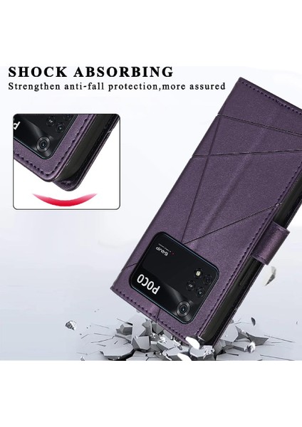 Xiaomi Poco M4 Pro Darbeye Üç Kart Yuvaları Şok Için Flip Case (Yurt Dışından) indirimleri
