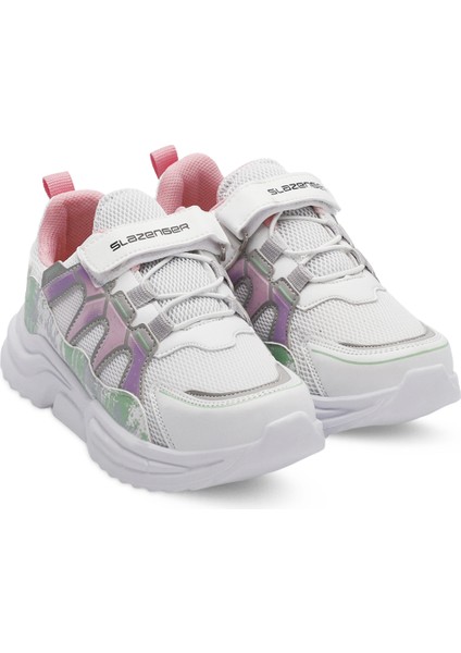 KIKI Kız Çocuk Sneaker Koşu & Yürüyüş Ayakkabısı Beyaz / Yeşil fiyatları
