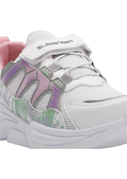 KIKI Kız Çocuk Sneaker Koşu & Yürüyüş Ayakkabısı Beyaz / Yeşil fırsatları