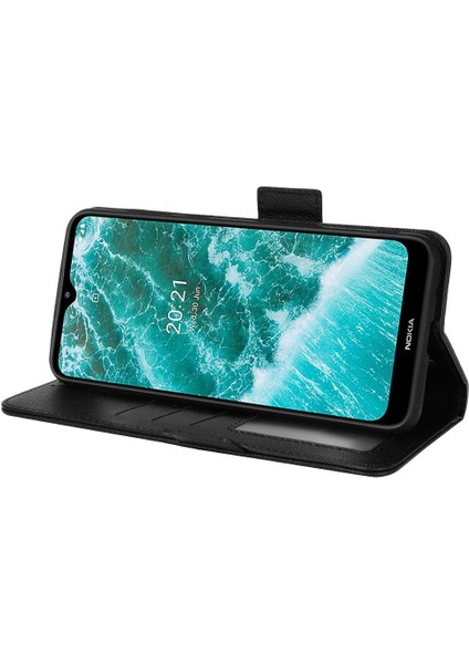 Nokia C30 Pu Deri Yan Toka Kart Yuvaları Tutucu Cüzdan Manyetik (Yurt Dışından) indirimleri