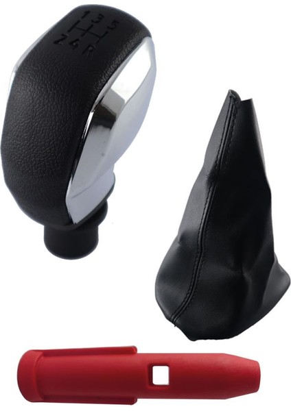 Peugeot Partner 207 301 307 308 407 508 3008 5008 Spor Vites Topuzu Cıtroen C2 C3 C4 C5 Vites Topuzu 306 Kapaklı Tip Vites Topuzu + Körüğü
