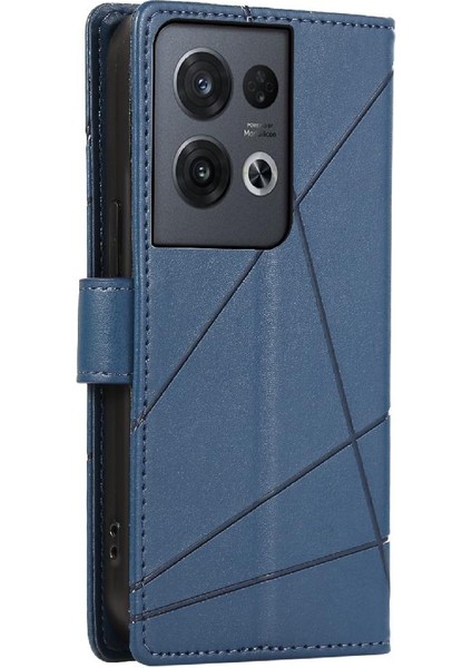 Oppo Oppo 8 Pro Için Flip Case Darbeye Şok Emici Kickstand Üç (Yurt Dışından)