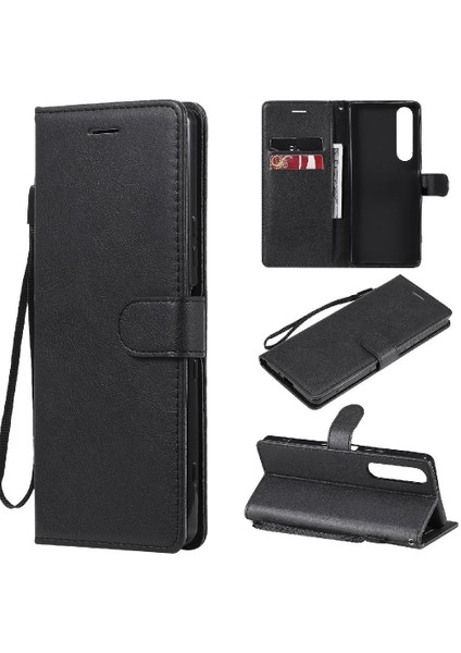 Kart Yuvası ile Sony Xperia 1iii Iş Cüzdan Telefon Kılıfı Için Flip Case (Yurt Dışından)
