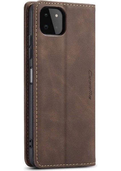 Samsung Galaxy A22 5g Için Flip Case Kart Yuvası Kickstand Manyetik Kapak (Yurt Dışından) modelleri
