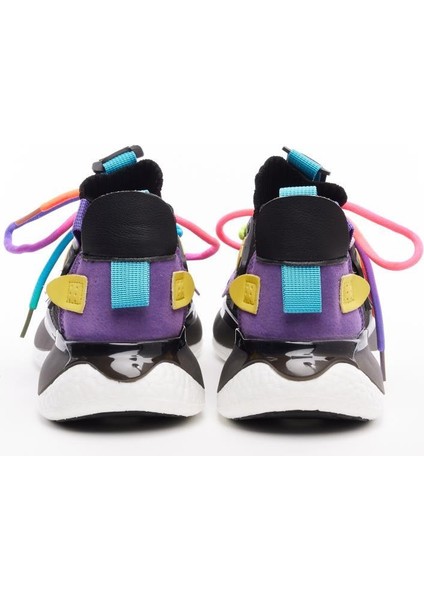 Multi Renkli Bağcıklı Kadın Sneaker