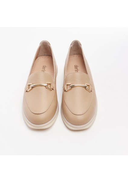Casual Tokalı Deri Kadın Ayakkabı modelleri
