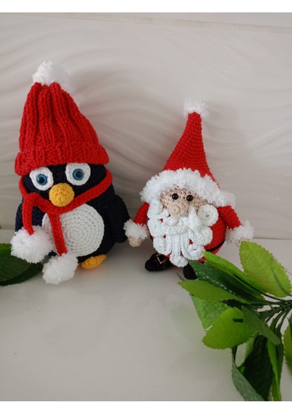 2'li Yılbaşı Oyuncakları (Penguen ve Cüce)