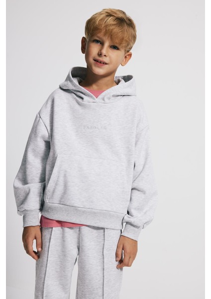 (Kids) Oversize Fit Kanguru Cep Çocuk Sweatshirt modelleri