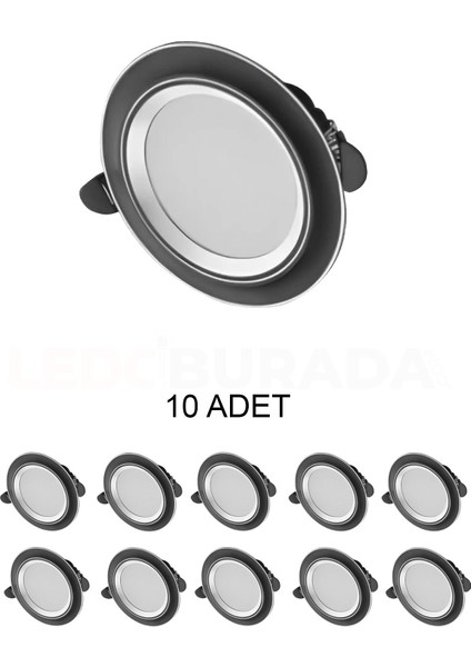 CT-5258 Zebra Led Armatür 6W 3 Renk 10’lu Paket