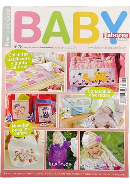 Labores De Ana Baby (Ispanyolca) Nakış Elişi Hobi Dergisi Sayı 70