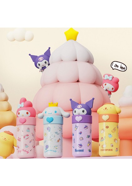 Kuromi Cute Paslanmaz Çelik Termos 350ML (Yurt Dışından)