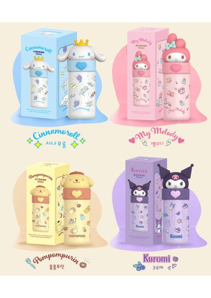 Kuromi Cute Paslanmaz Çelik Termos 350ML (Yurt Dışından)