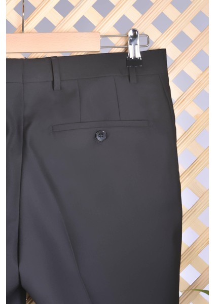 Slim Fit Klasik Pantolon Siyah