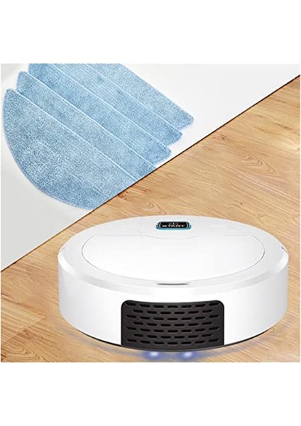 10 Adet Paspas Bezi K650 Robotlu Süpürge Yıkanabilir Temizlik Bezi Yedek Parçalar (Yurt Dışından)