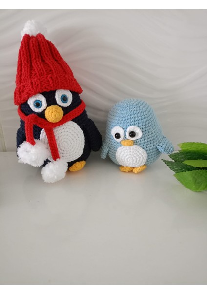 Oyuncak Amigurumi Penguen Seti (2'li)