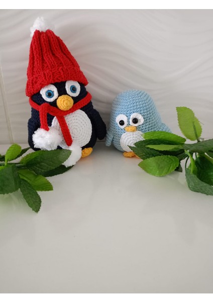 Oyuncak Amigurumi Penguen Seti (2'li)