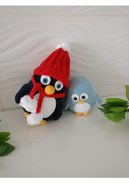 Oyuncak Amigurumi Penguen Seti (2'li)