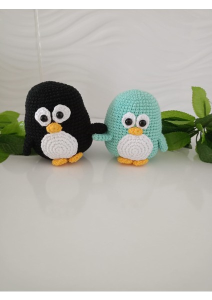 Design By Oykum 2'li Amigurumi Oyuncak Penguenler Uyku Arkadaşı